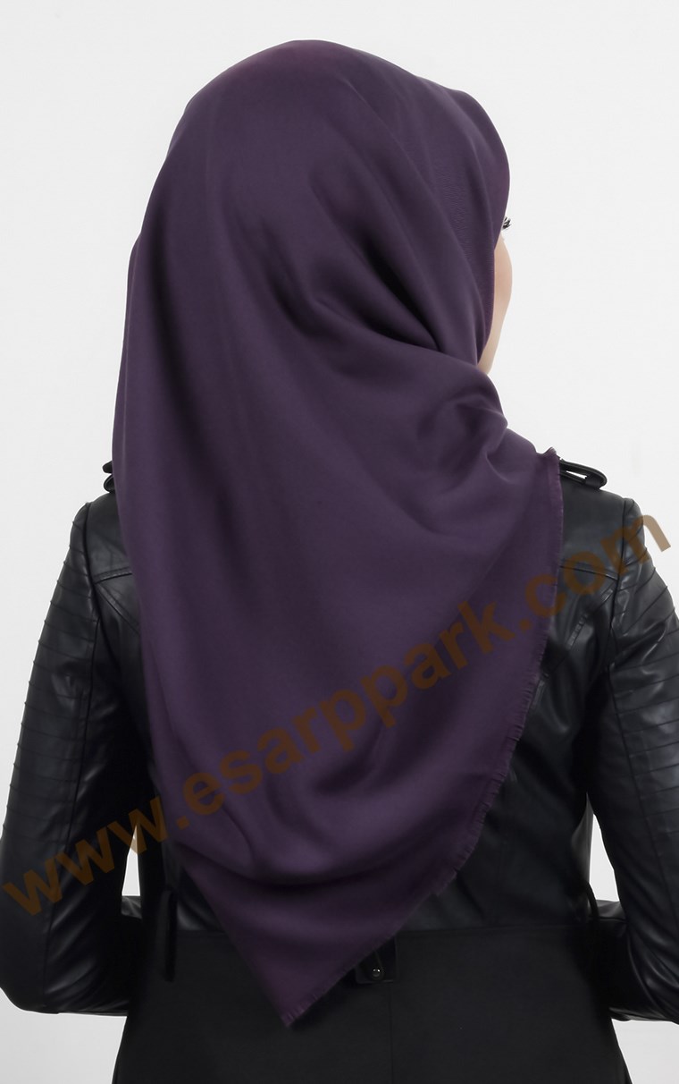 Kışlık Yünlü Düz Renk Eşarp 1750-35