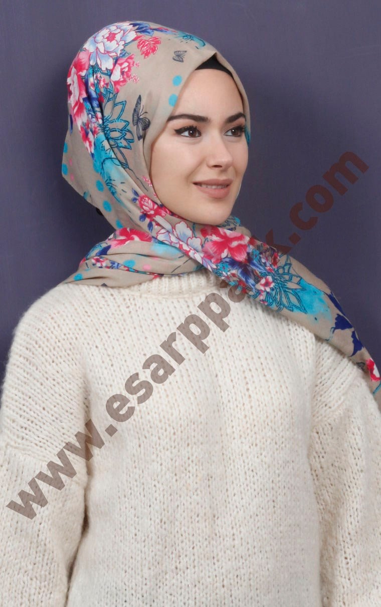 Kışlık Yünlü Şal 5381-42
