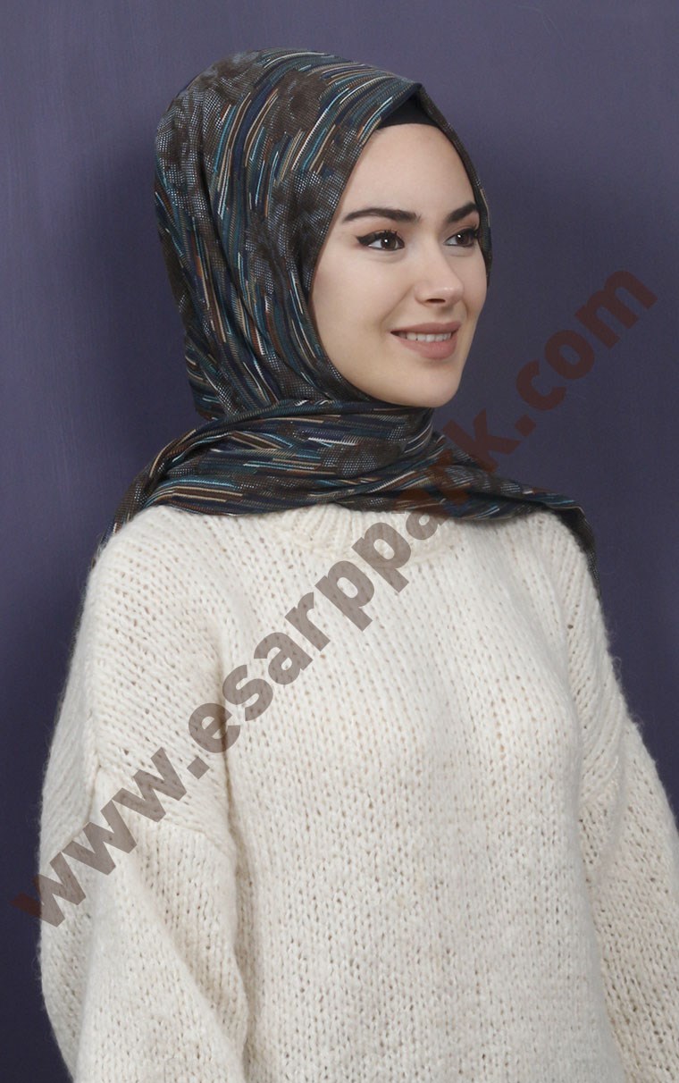 Kışlık Yünlü Şal 5381-56