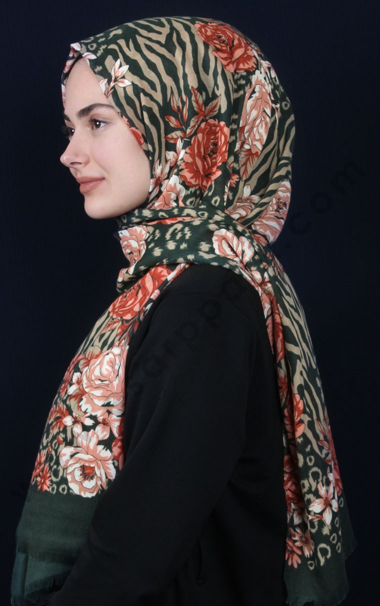 Kışlık Yünlü Şal 5382-9