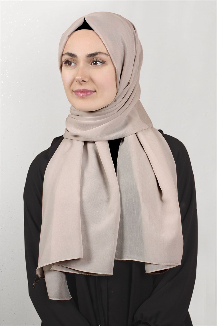 Krep Şal 1449-5 Bej