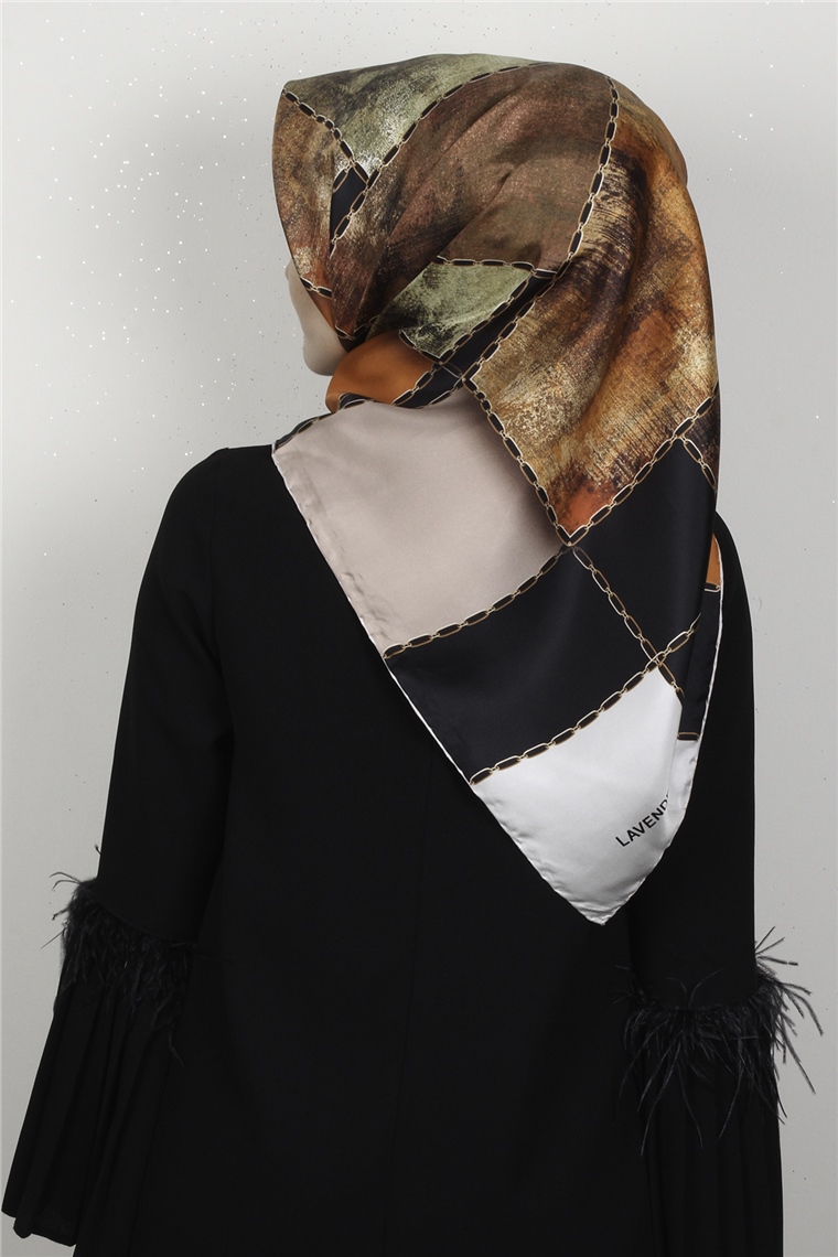 Lavender Twill İpek Eşarp 2345-1 