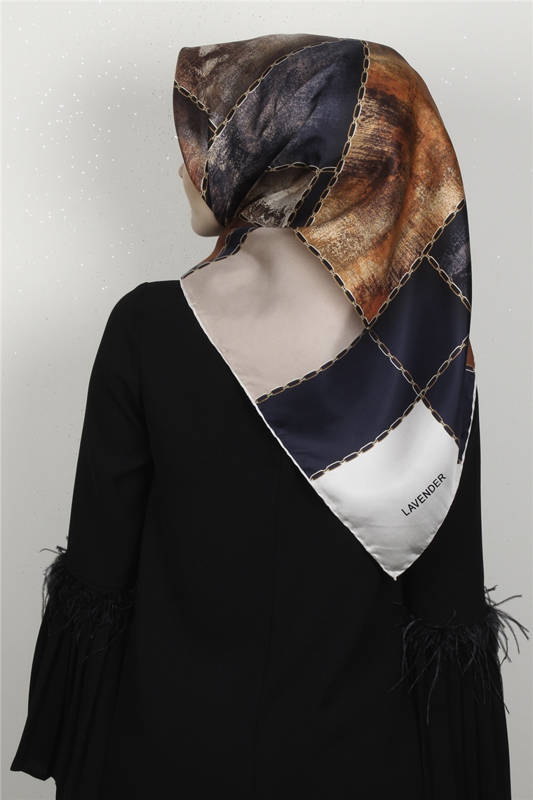 Lavender Twill İpek Eşarp 2345-2 