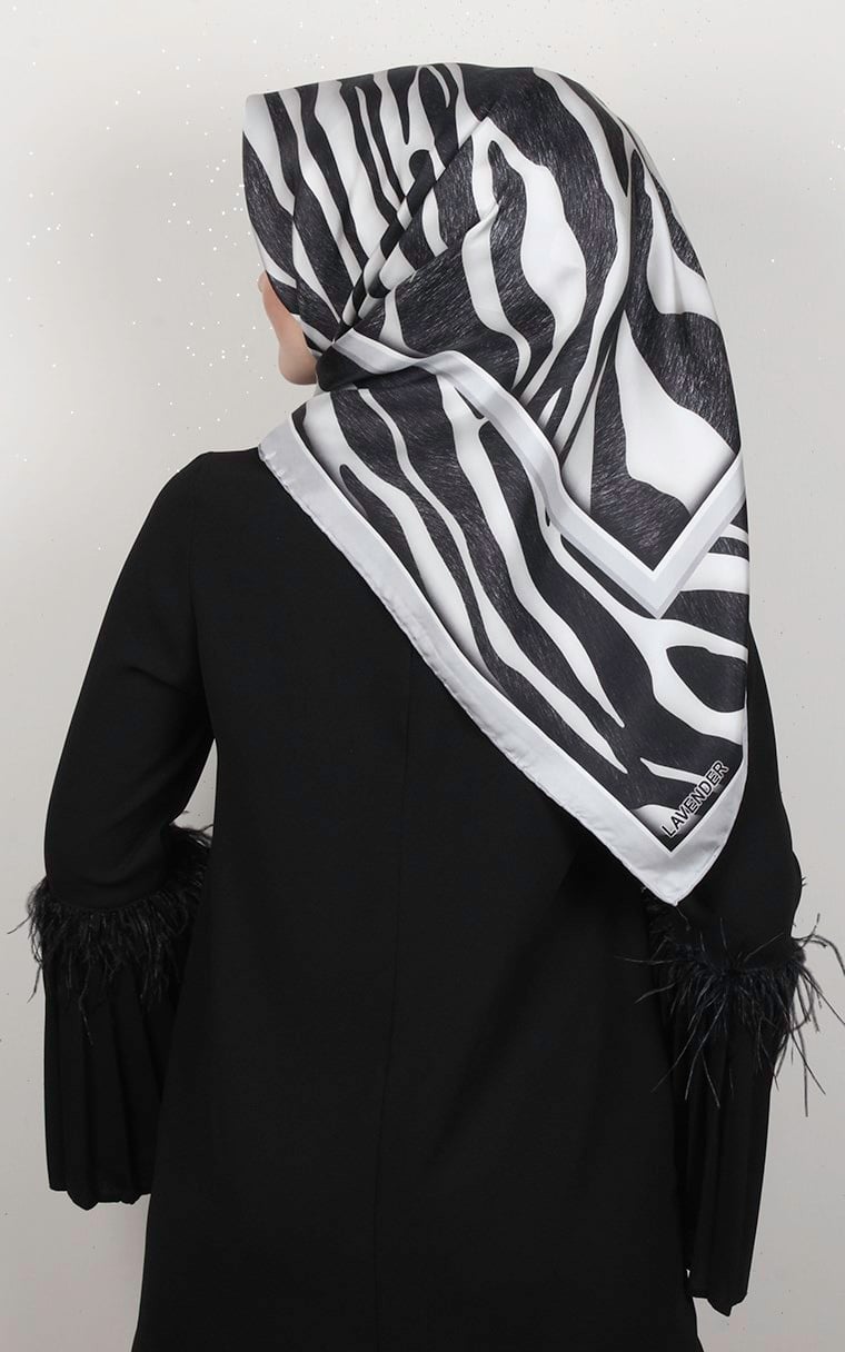 Lavender Twill İpek Eşarp 2540-6