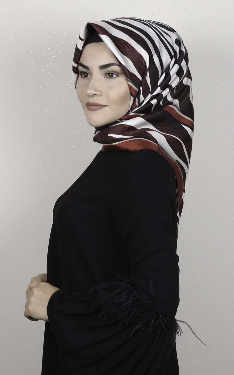 Lavender Twill İpek Eşarp 2540-7