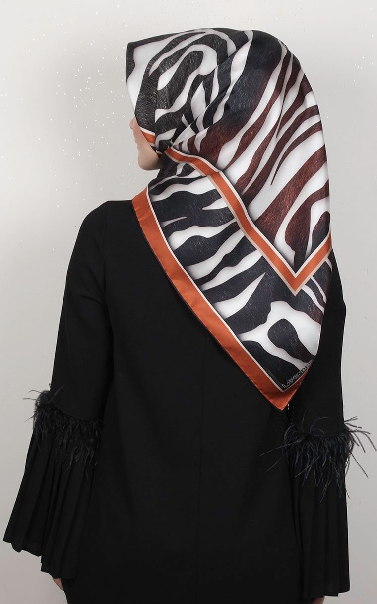 Lavender Twill İpek Eşarp 2540-8