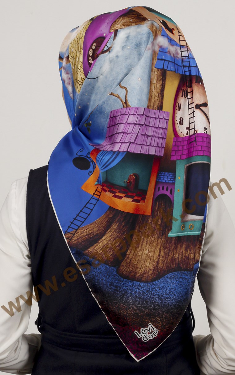 Levidor İndirimli İpek Eşarp 12654-2