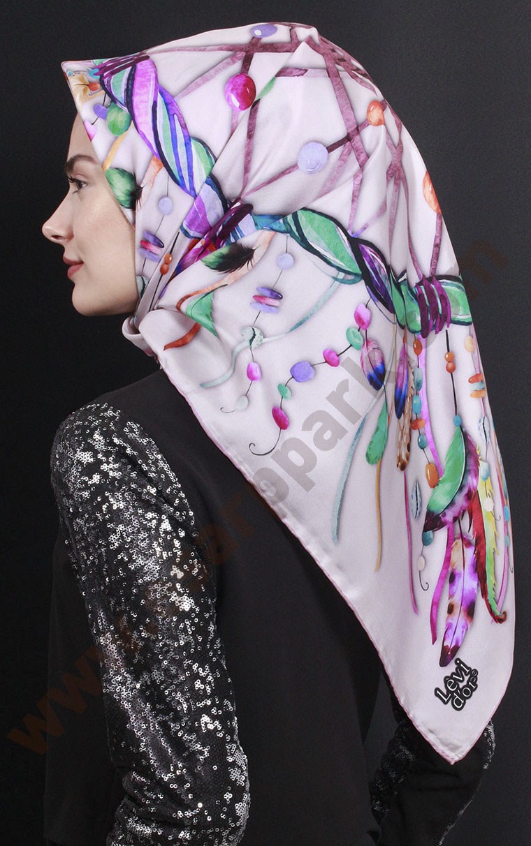 Levidor İpek Eşarp 12650-2