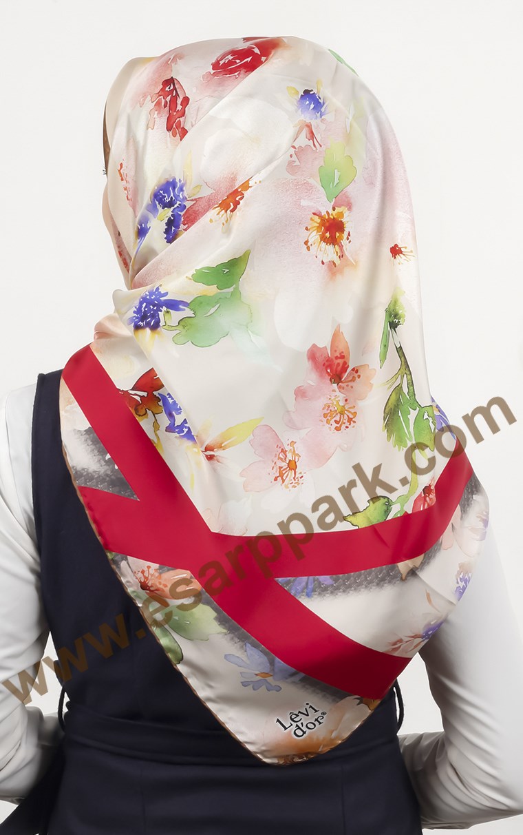 Levidor İpek Eşarp 12651-2