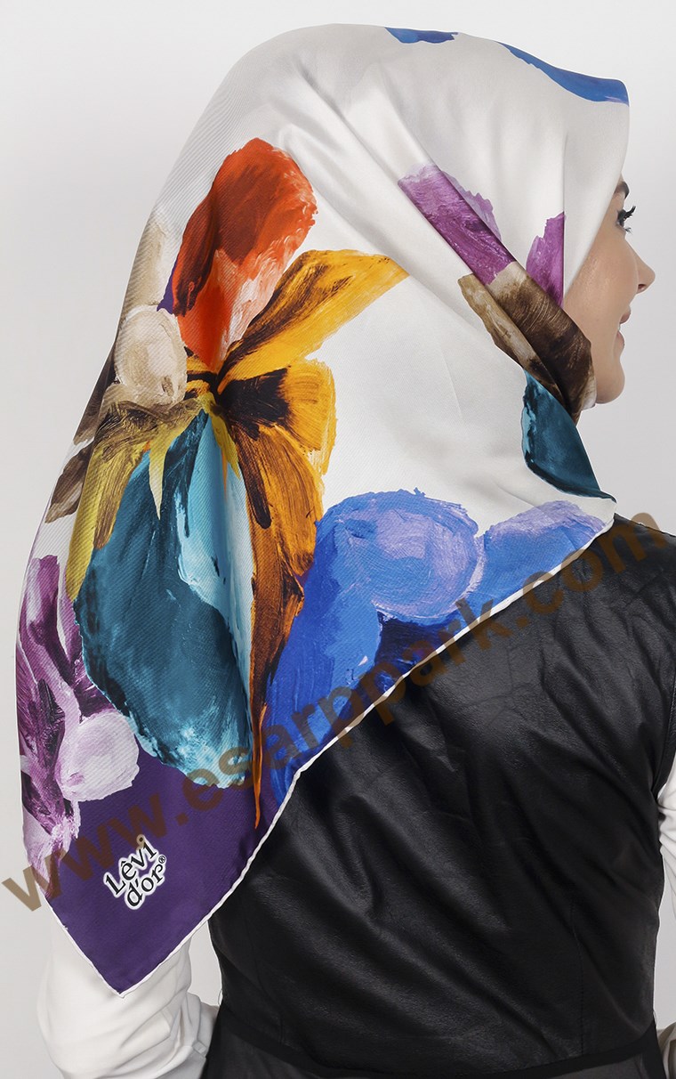 Levidor İpek Eşarp 12659-3