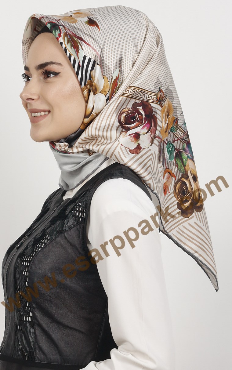 Levidor İpek Eşarp 12663-2