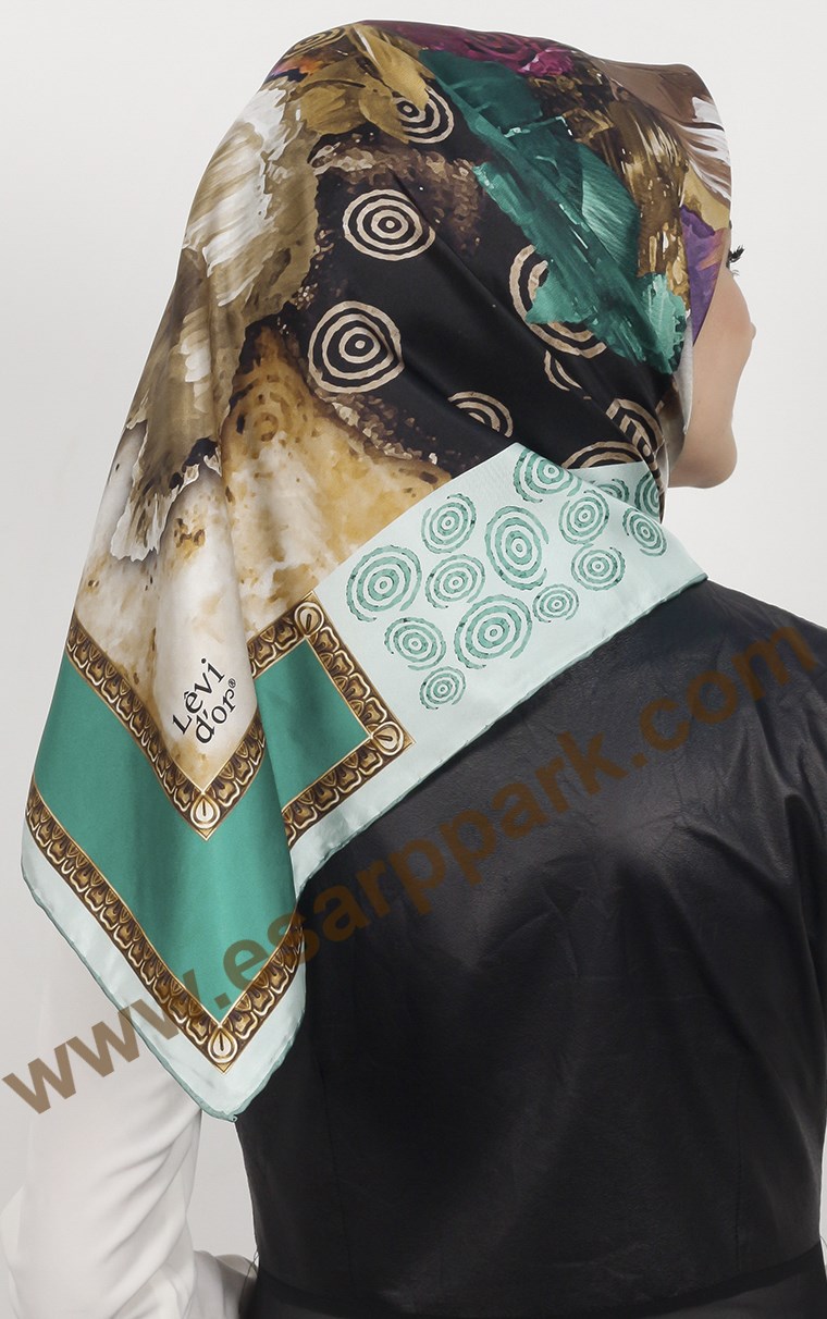 Levidor İpek Eşarp 12665-3