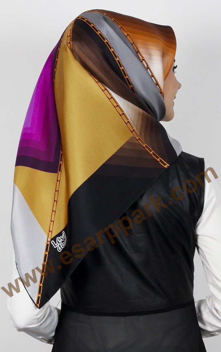 Levidor İpek Eşarp 12668-1