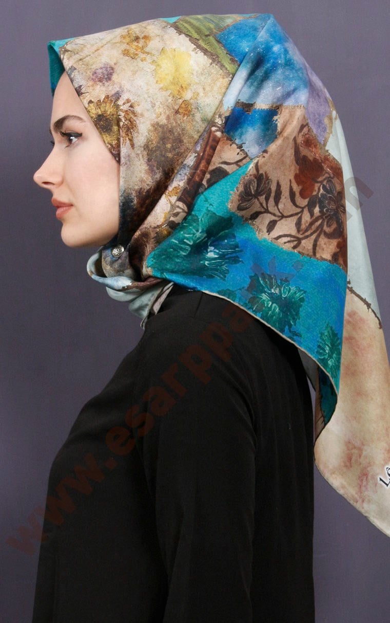 Levidor İpek Eşarp 12674-15