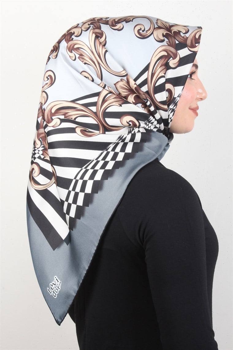 Levidor Twill İpek Eşarp 12677-13