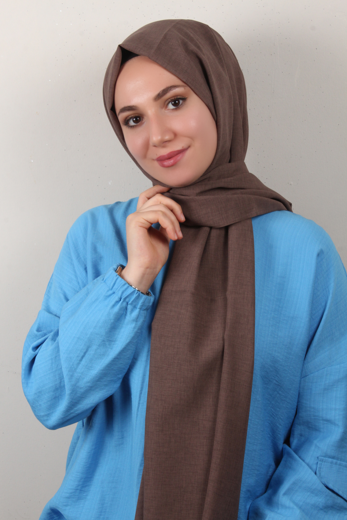 Lidya Şal 2769-15 Mocha