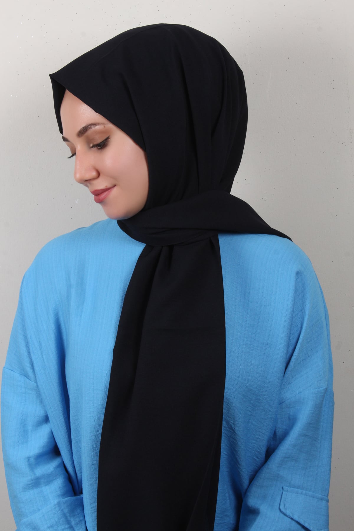 Lidya Şal 2769-16 Lacivert