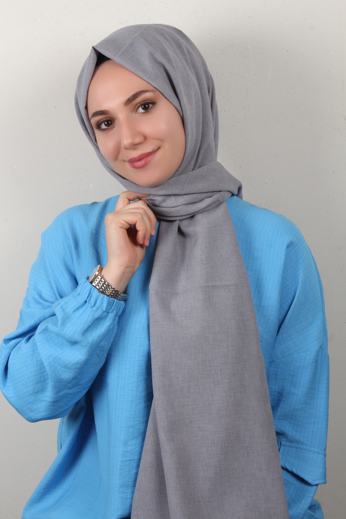 Lidya Şal 2769-21 Gri