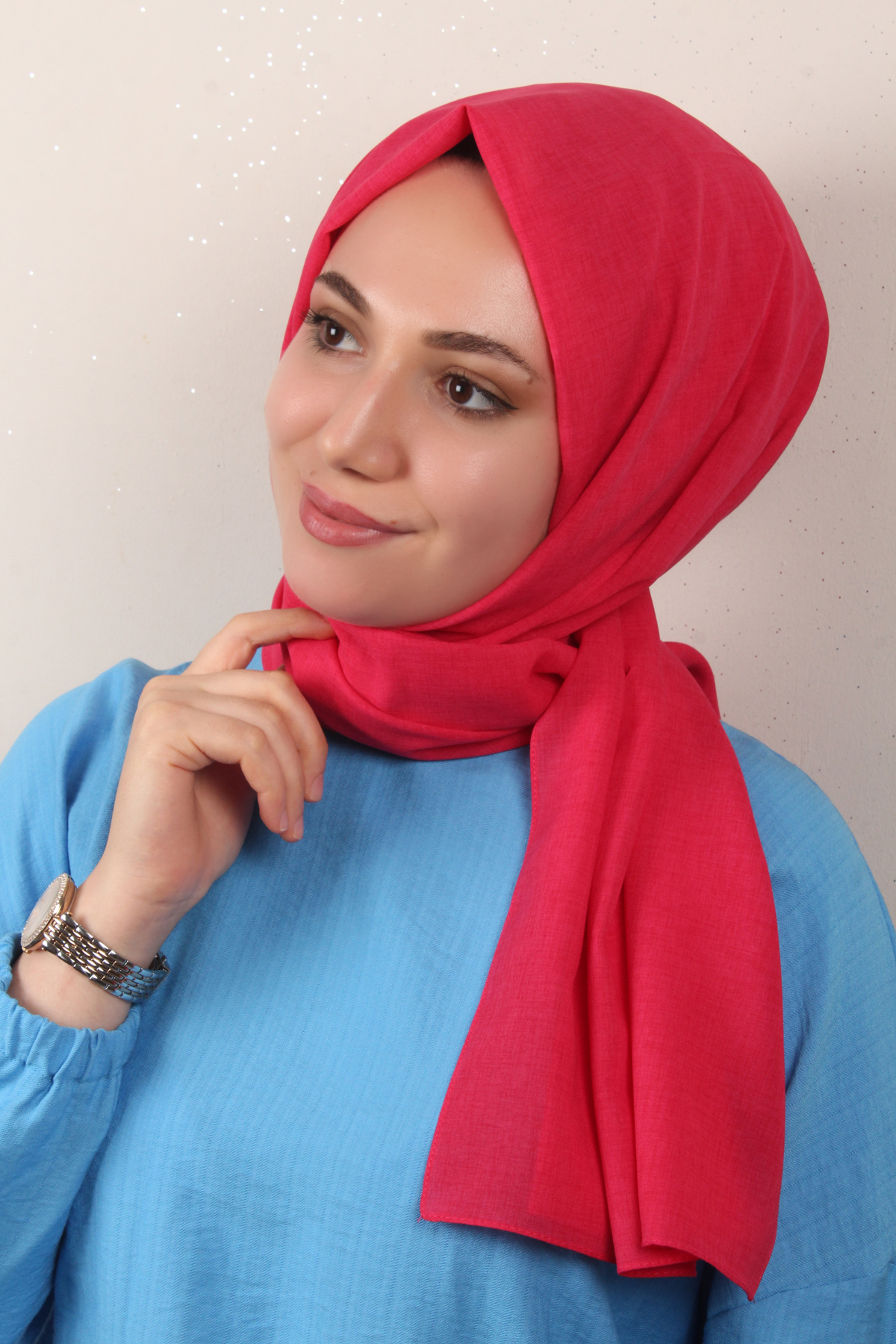 Lidya Şal 2769-23 Pembe