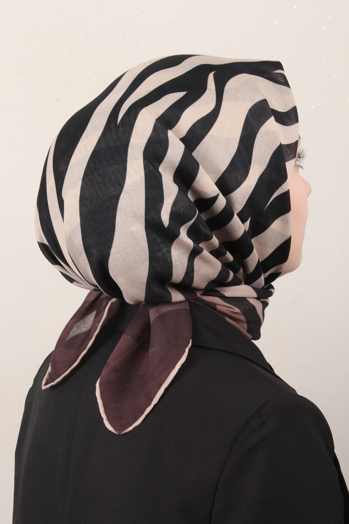 Locella Pamuklu Soft Eşarp 4160-3 Kahverengi