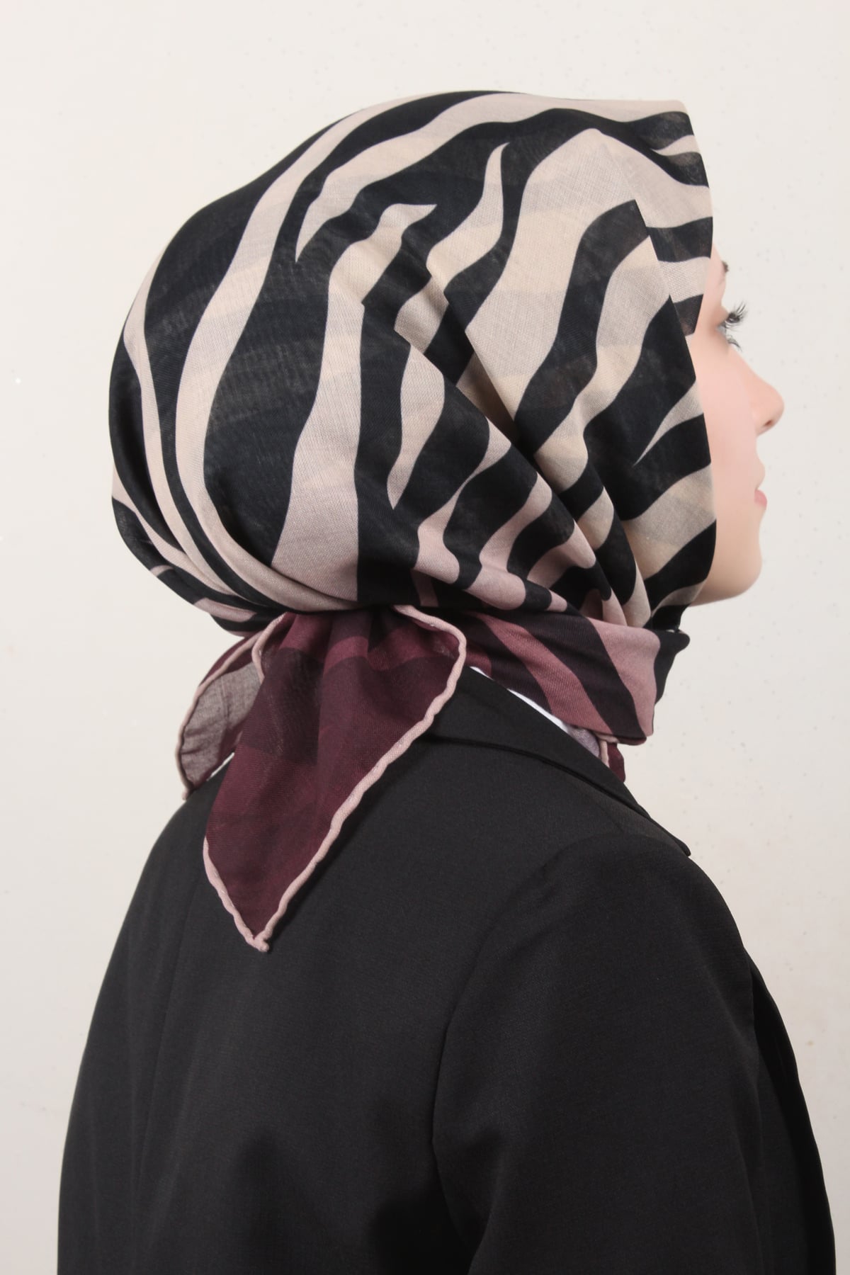 Locella Pamuklu Soft Eşarp 4160-5 Bordo
