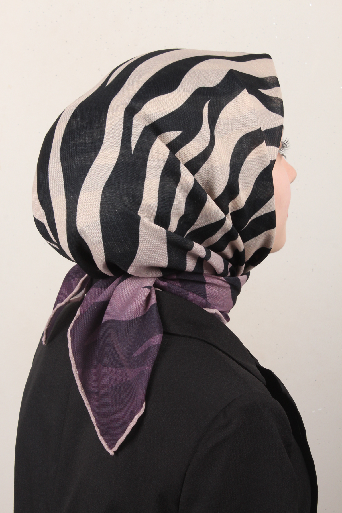 Locella Pamuklu Soft Eşarp 4160-7 Mor