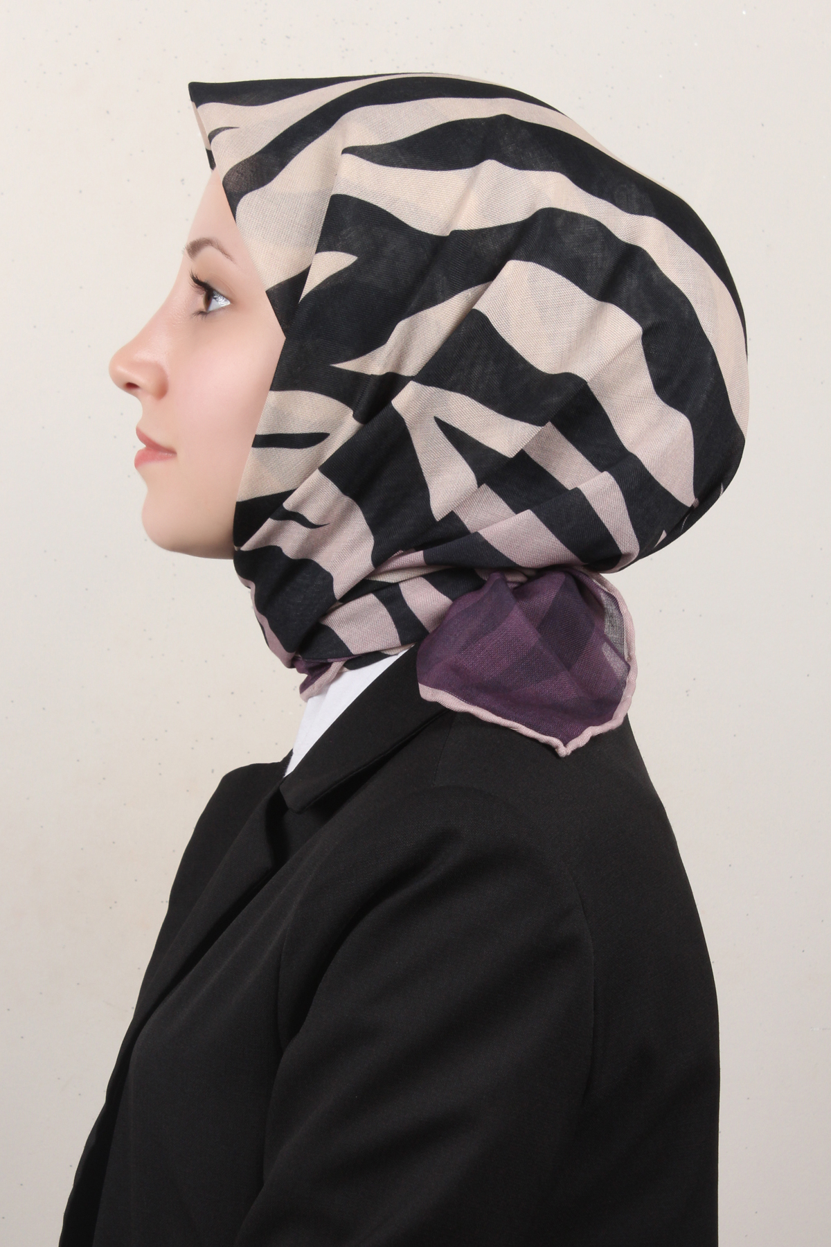 Locella Pamuklu Soft Eşarp 4160-7 Mor