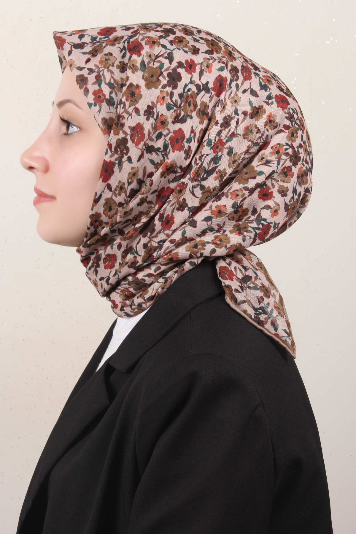 Locella Pamuklu Soft Eşarp 4161-12 Koyu Yağ Yeşili