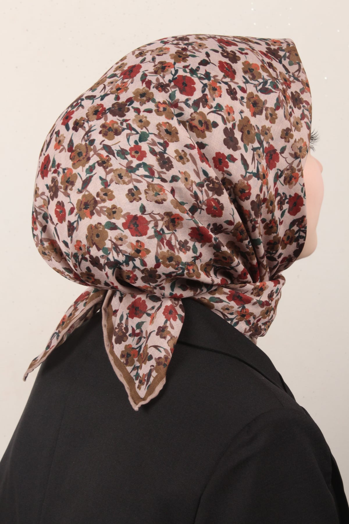 Locella Pamuklu Soft Eşarp 4161-12 Koyu Yağ Yeşili