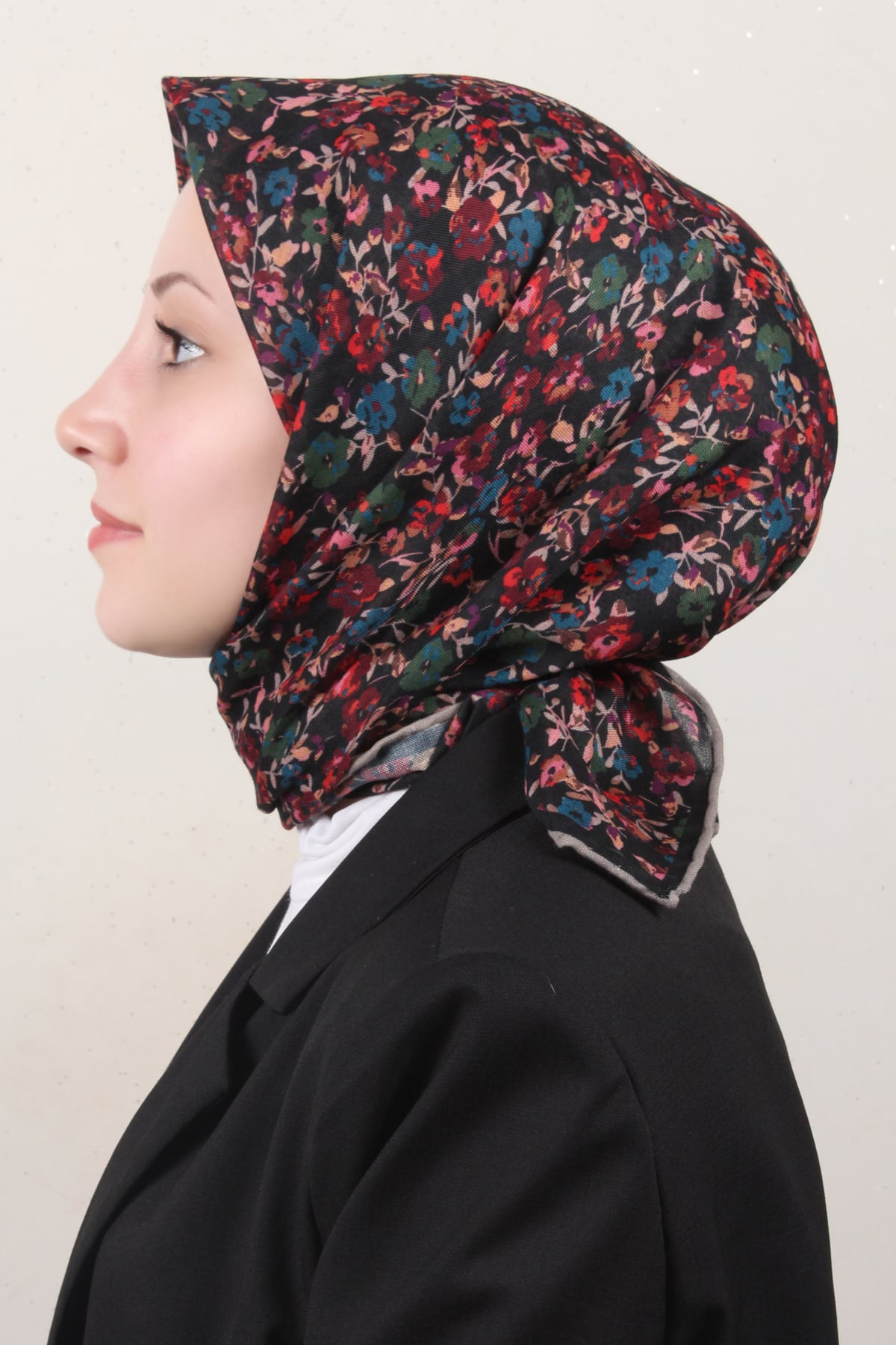 Locella Pamuklu Soft Eşarp 4161-3 Siyah