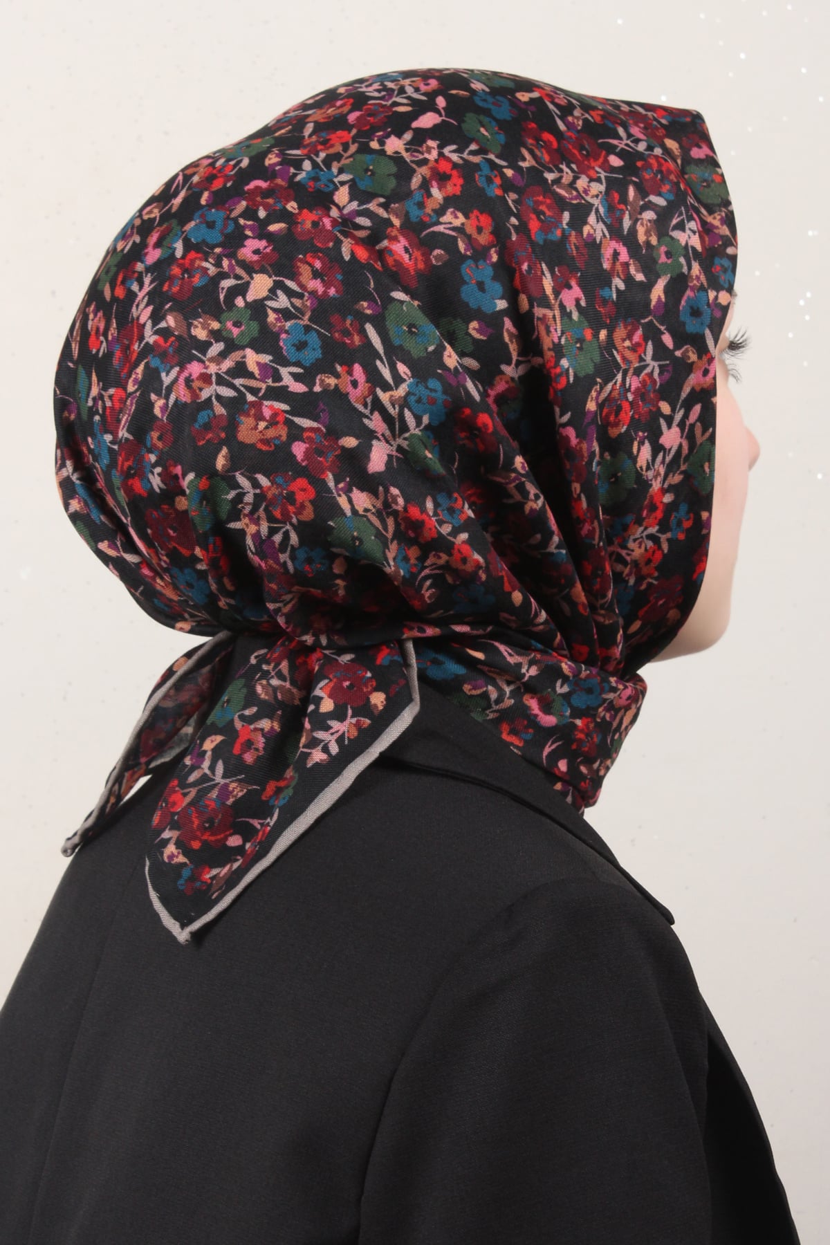 Locella Pamuklu Soft Eşarp 4161-3 Siyah