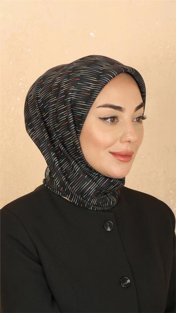 Locella Pamuklu Soft Eşarp 4528-10 Siyah 