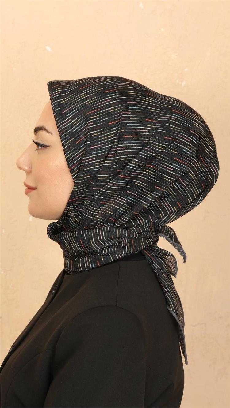 Locella Pamuklu Soft Eşarp 4528-10 Siyah 