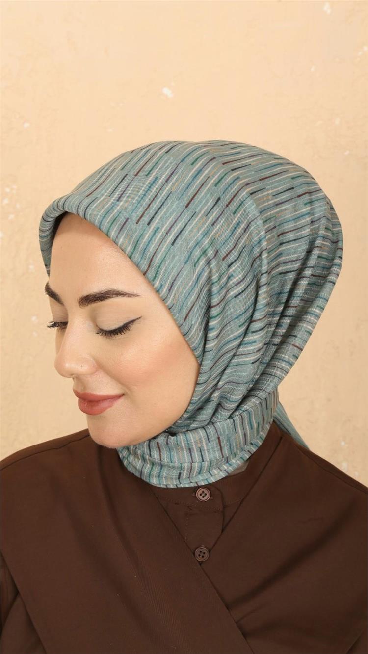 Locella Pamuklu Soft Eşarp 4528-11 Su Yeşili 