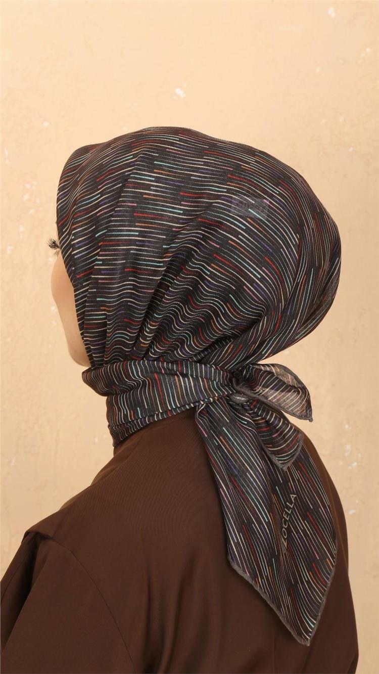 Locella Pamuklu Soft Eşarp 4528-3 Acı Kahve 