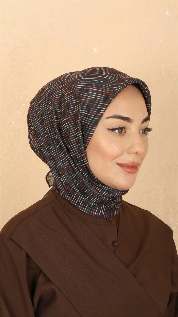 Locella Pamuklu Soft Eşarp 4528-3 Acı Kahve 
