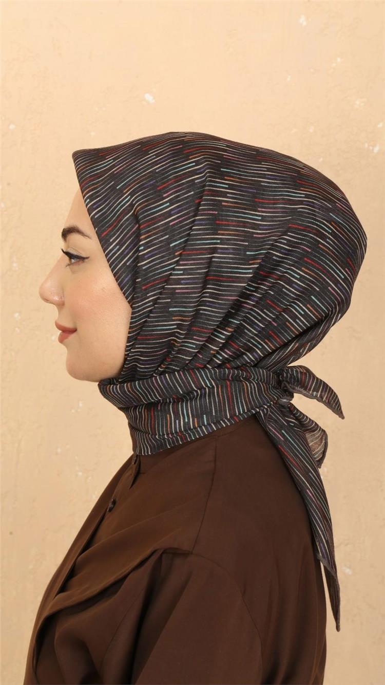 Locella Pamuklu Soft Eşarp 4528-3 Acı Kahve 