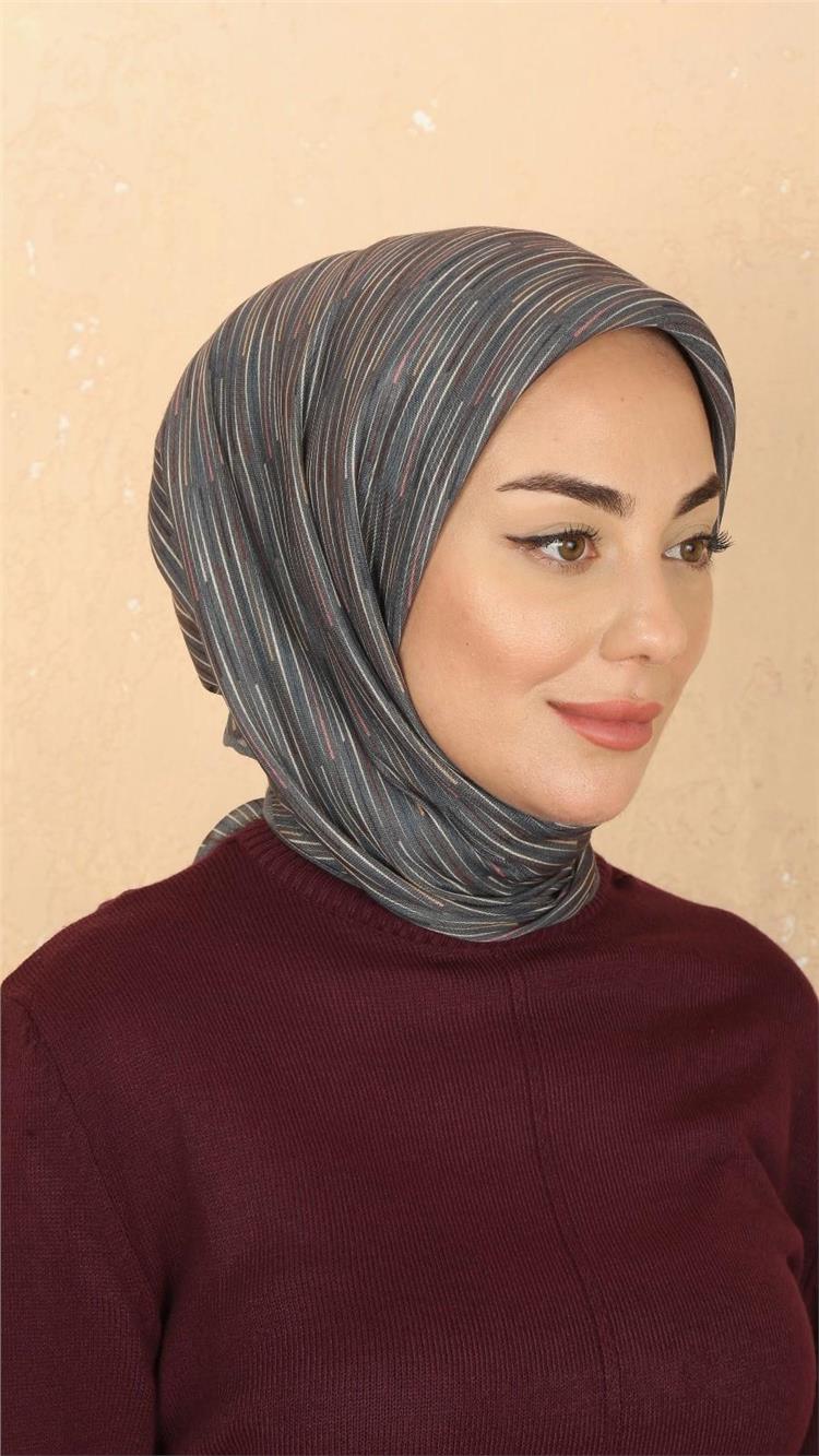 Locella Pamuklu Soft Eşarp 4528-5 Gri