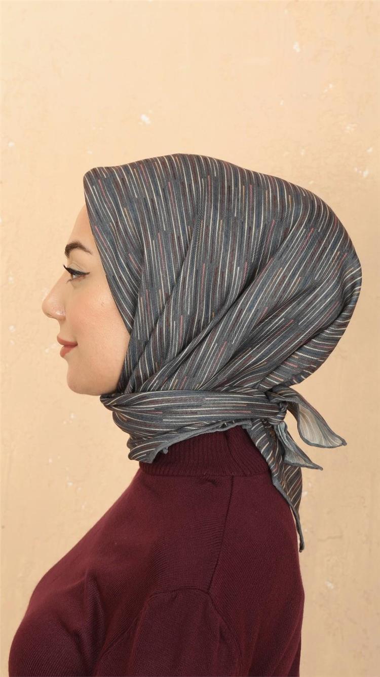 Locella Pamuklu Soft Eşarp 4528-5 Gri