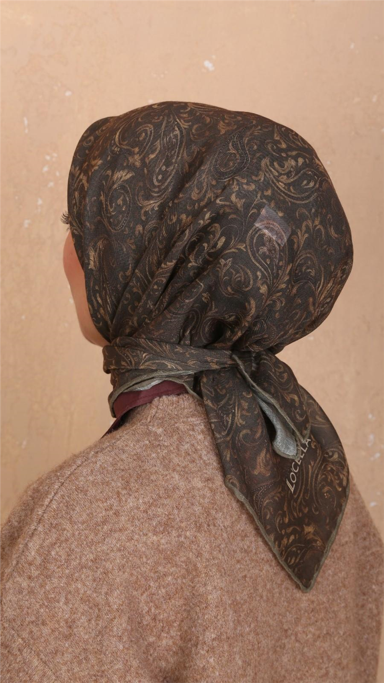 Locella Pamuklu Soft Eşarp 4536-4 Açık Yeşil 
