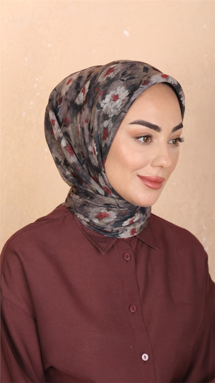 Locella Pamuklu Soft Eşarp 4545-2 Vizon 