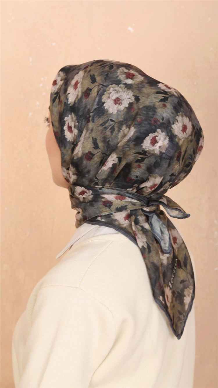 Locella Pamuklu Soft Eşarp 4545-3 Yeşil 