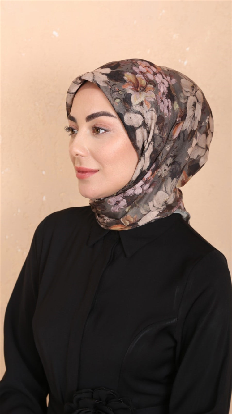 Locella Pamuklu Soft Eşarp 4549-8 Yeşil 