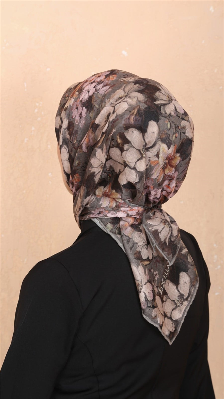 Locella Pamuklu Soft Eşarp 4549-8 Yeşil 