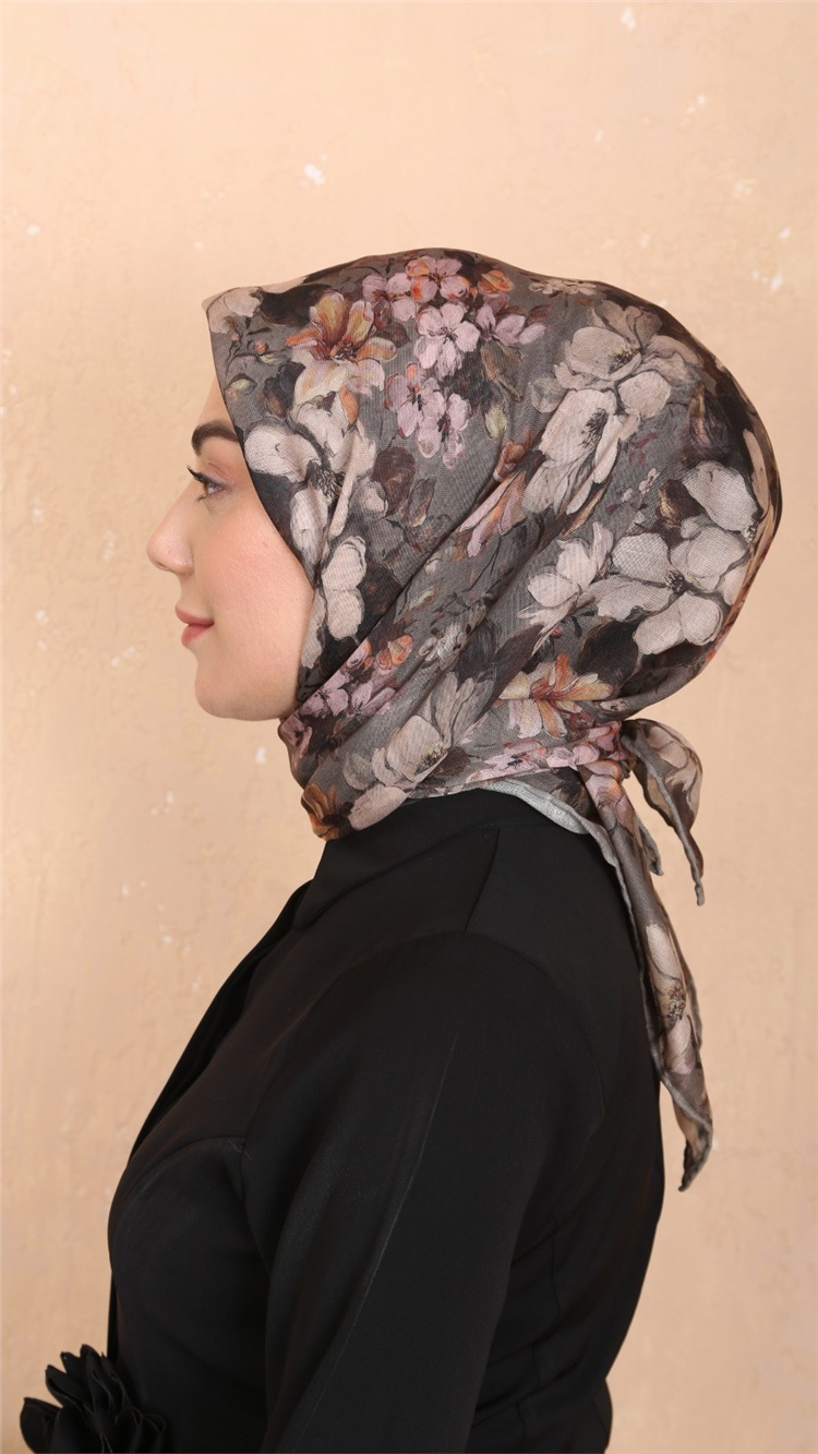 Locella Pamuklu Soft Eşarp 4549-8 Yeşil 