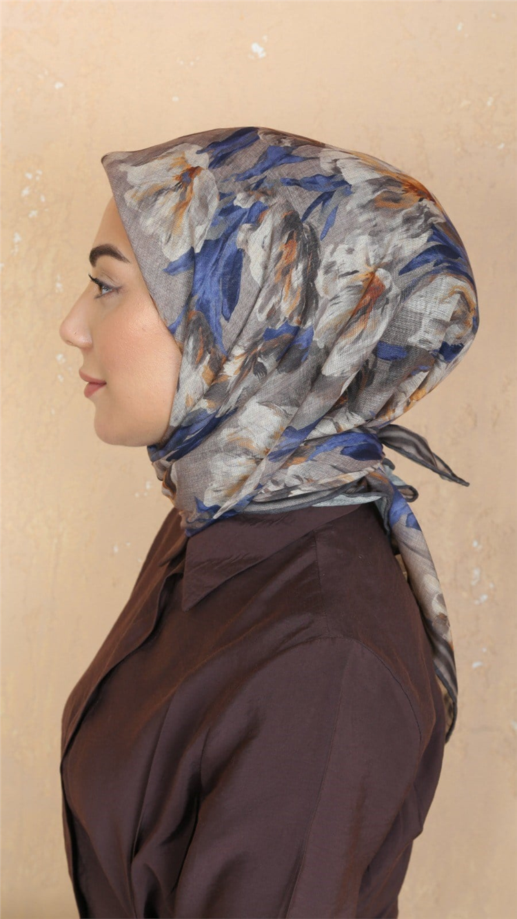 Locella Pamuklu Soft Eşarp 4551-11 Sütlü Kahve 