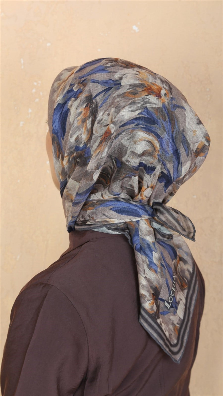 Locella Pamuklu Soft Eşarp 4551-11 Sütlü Kahve 