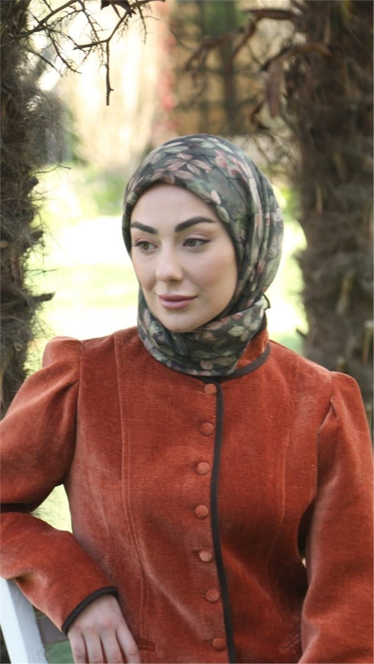Locella Pamuklu Soft Eşarp 4559-8 Yeşil 