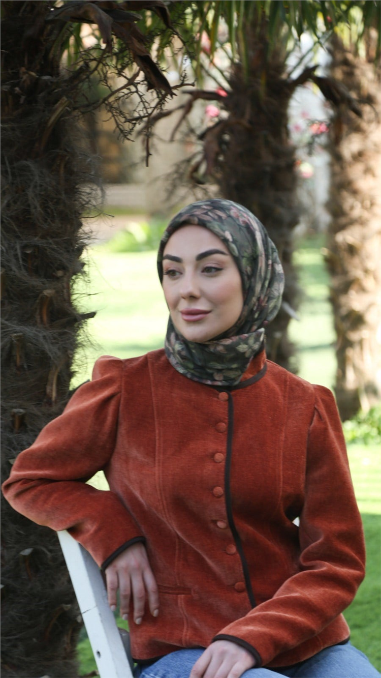 Locella Pamuklu Soft Eşarp 4559-8 Yeşil 