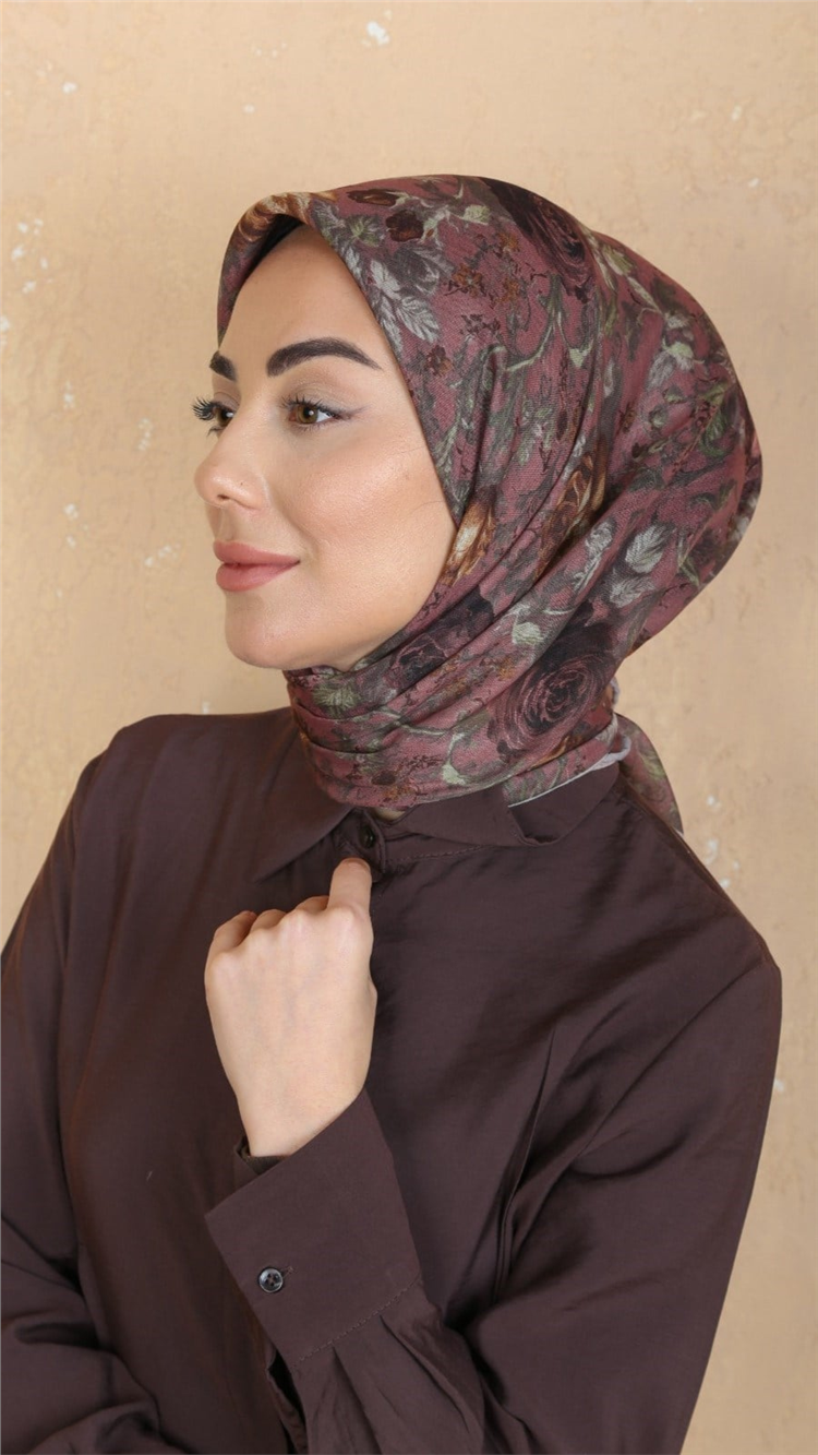 Locella Pamuklu Soft Eşarp 4560-3 Rose 